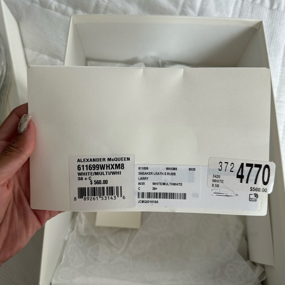 Women’s ALEXANDER MCQUEEN SZ 38 (8) - Picture 10 of 10